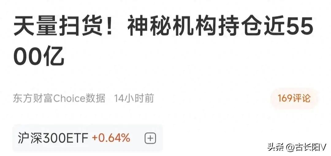 国家大基金是什么(神秘机构扫货5400亿,国家大基金和国家队持仓曝光!)(图1) 国家大基金是什么(神秘机构扫货5400亿,国家大基金和国家队持仓曝光!)(图1)