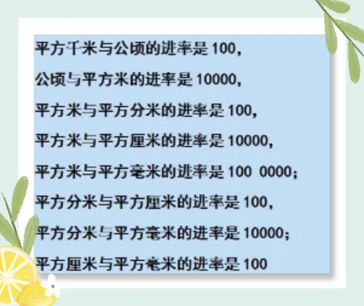 公顷用字母表示(小学四年级“公顷”与“平方米”,你弄清楚了吗?赶紧收藏吧!)(图3) 公顷用字母表示(小学四年级“公顷”与“平方米”,你弄清楚了吗?赶紧收藏吧!)(图3)