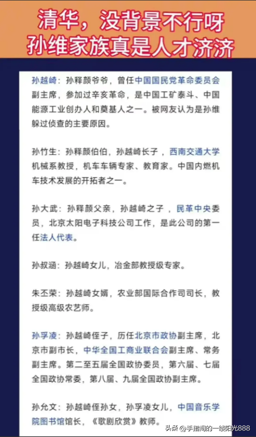朱令中毒案孙维现状(清华投毒案朱令去世!唯一嫌疑人孙维现状被曝光,家世背景强大)(图10) 朱令中毒案孙维现状(清华投毒案朱令去世!唯一嫌疑人孙维现状被曝光,家世背景强大)(图10)